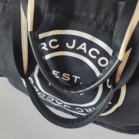 Marc Jacobs Black Denim Tote "EUC" - Picture 14 of 16